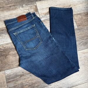 Hollister Men's Dark Blue Slim Straight Jeans 34/34